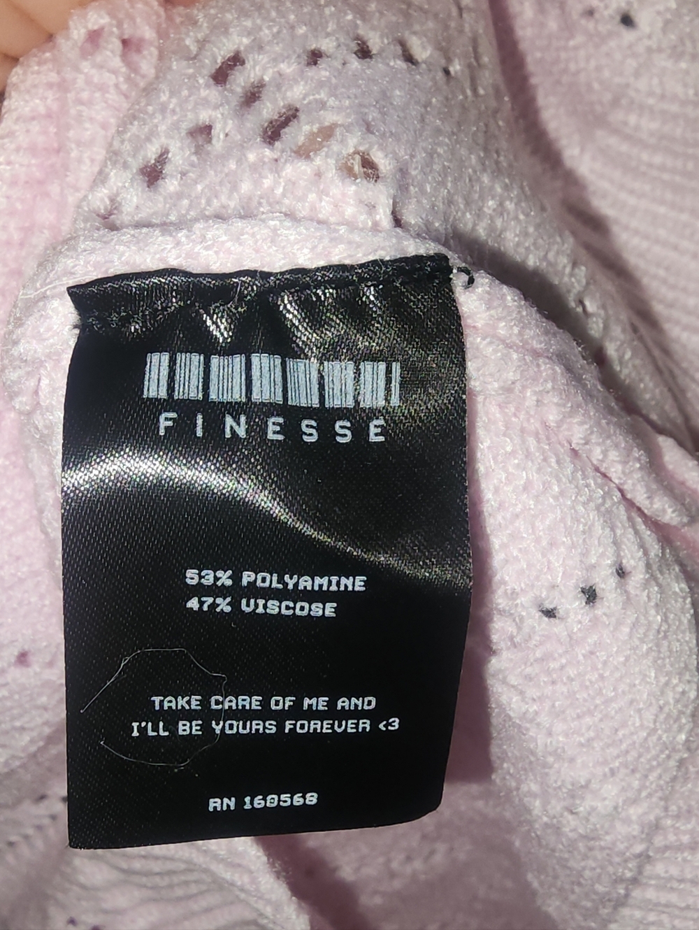 NIB- Finesse Celine Pink Pattern Knit Mini Dress Sz XS/S - Picture 6 of 7